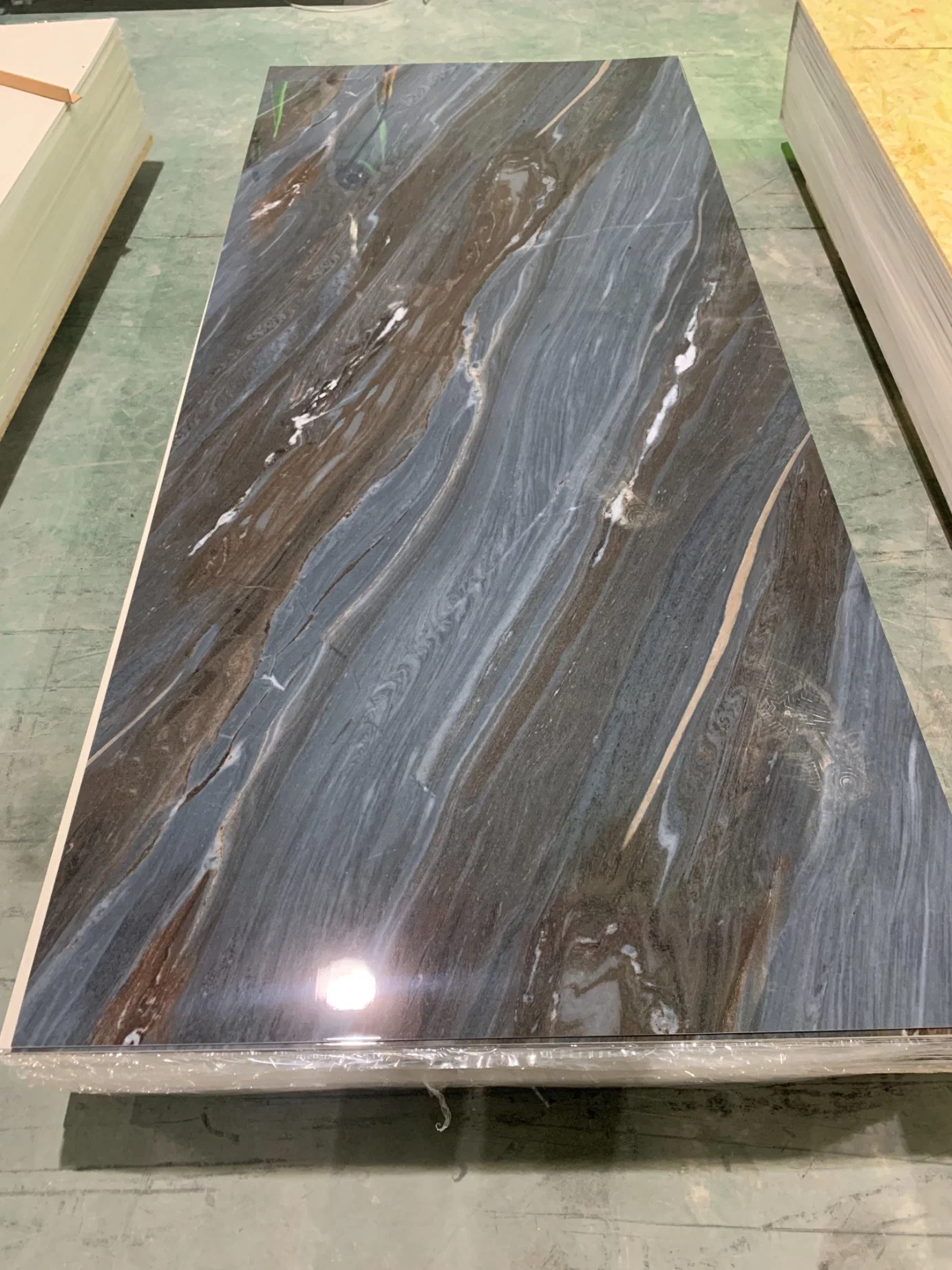 High quality/High cost performance  1220*2800 UV PVC Acrylic/Onyx Marble Sheet Low Price Factory Directly