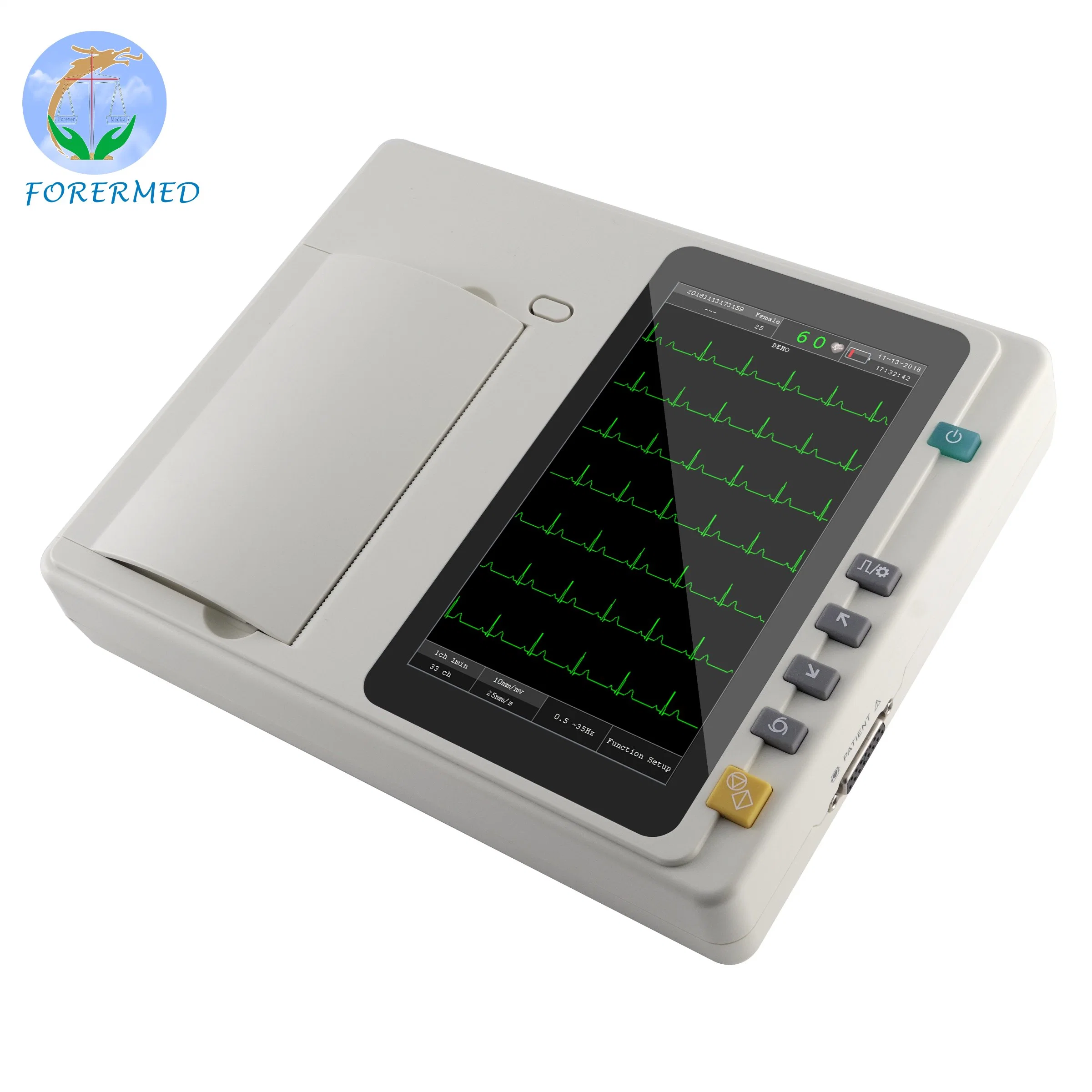 Cost Effective Easy Operation Digital 3 Channel ECG