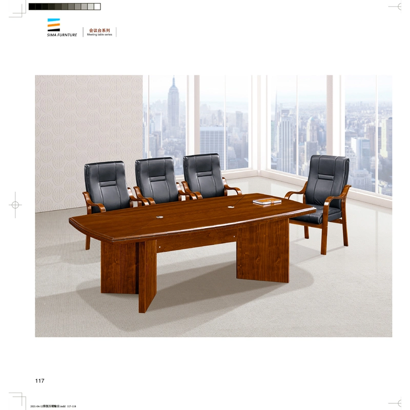 Solid Wood MDF Board Roommodern Office Furniture Conference Tables Set Meeting Table