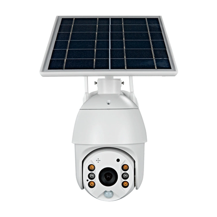 Waterproof 1080P Solar Battery Powered Wireless 4G/WiFi IP Security PTZ Camera