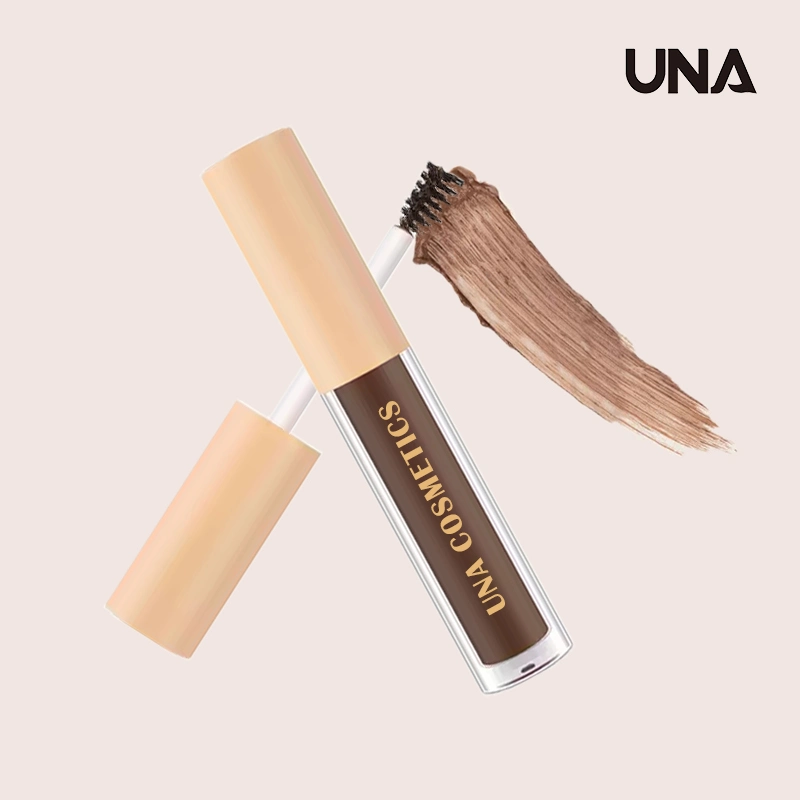 Private Label 3 Colors Long Lasting Natural Eye Brow Tint Cream Waterproof Liquid Brows Shaping Eyebrows Gel with Brush