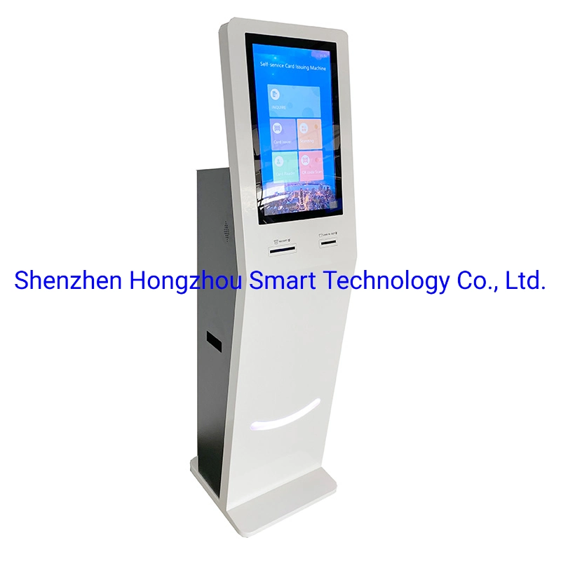 Built in RFID Card Reader SIM Card Dispenser Self Service Hotel Check-in Kiosk