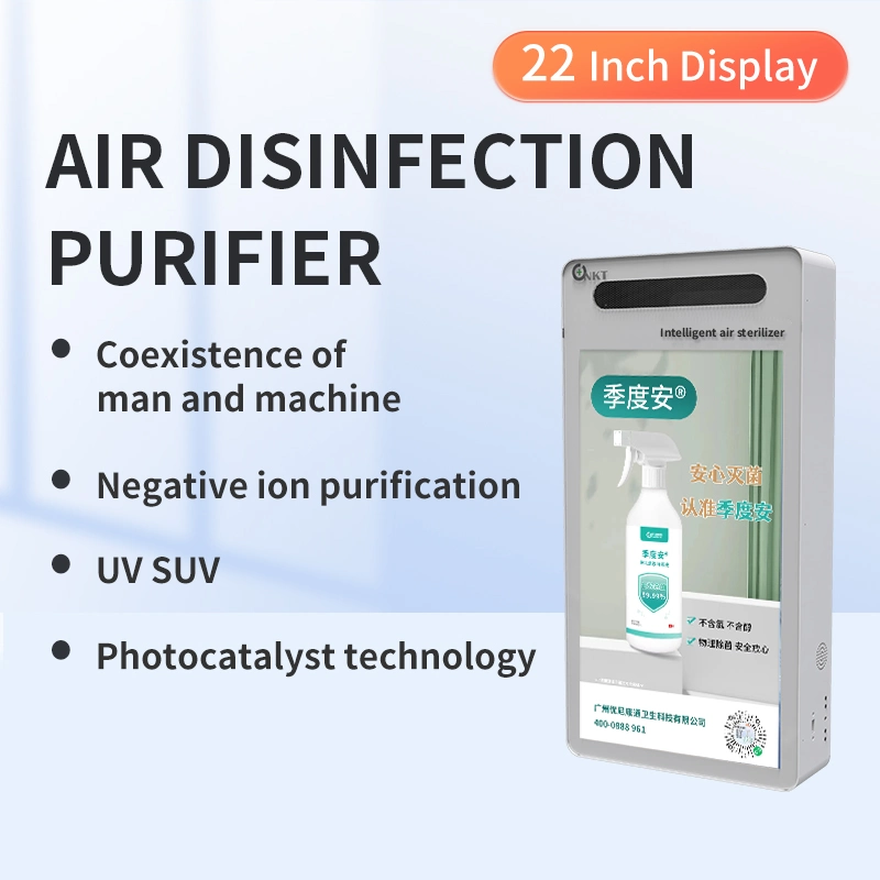 Portable Air Purifier Silient Home Air Cleaner for 99.99% Bacteria, Allergens Dust Pollen Smoke Pet Dander 100% Free