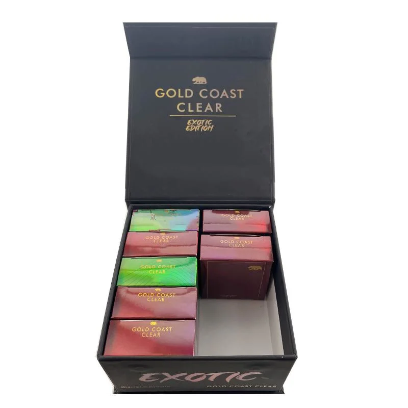 Gold Coast cartucho VAPE transparente Garantía de no fuga 0,8ml 1,0ml 510 roscas gruesas de carros de aceite