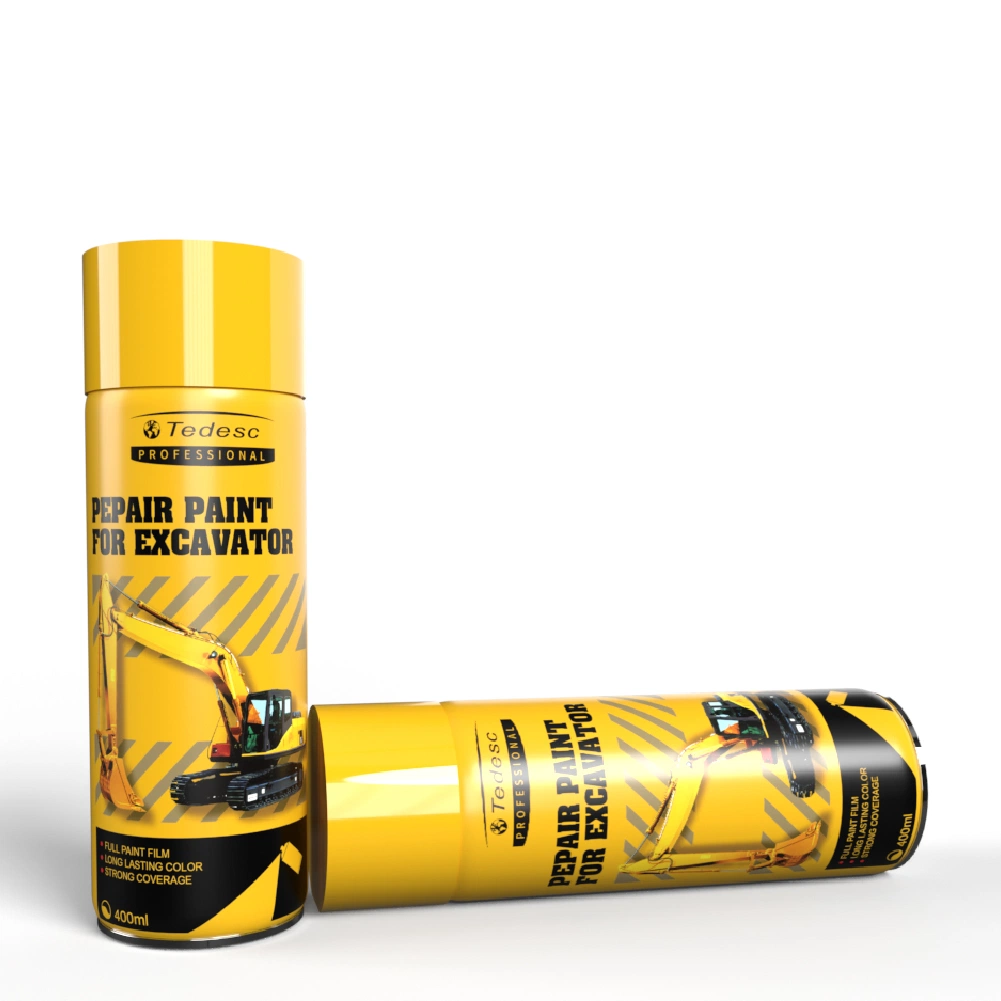 Factory Supply Yellow Spray Paint Surface Repair for Excavator/Digger/Machinery/Tractor/Plant