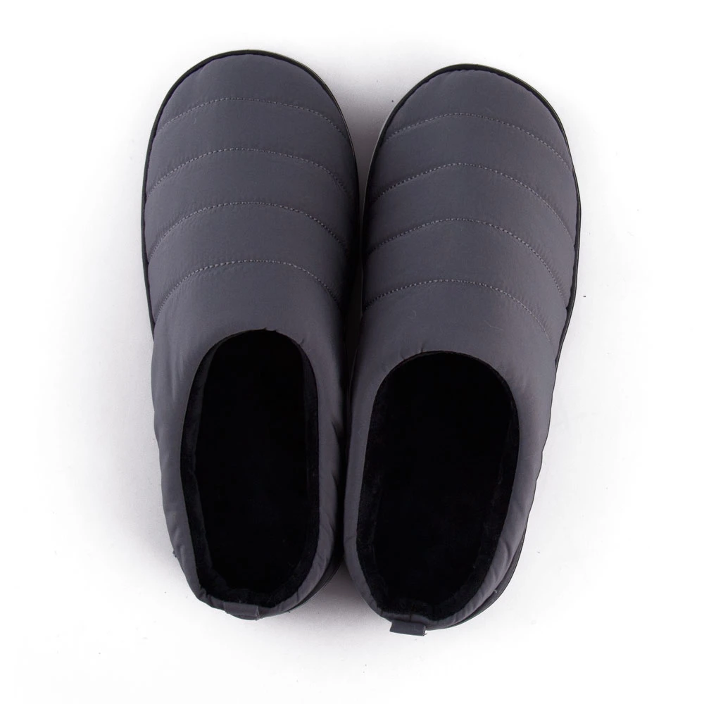 Warm Waterproof Anti-Slip Outsole Nylon Soft House Home Indoor Outdoor Slide Adult Men Slippers Shoes