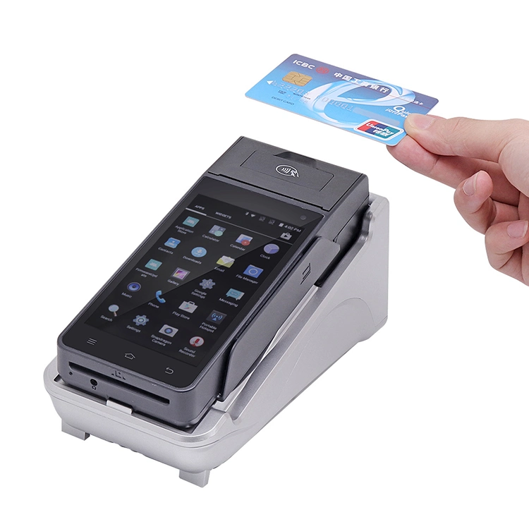 Portable Touch Screen POS System PDA with Built-in Printer