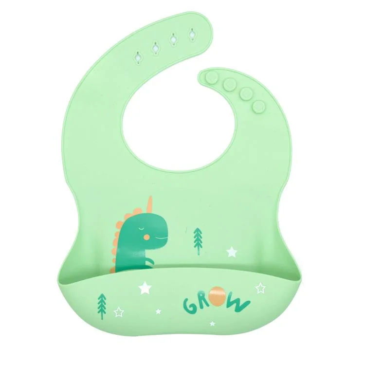 Morden Style Safe Silicone BPA Free Item Soft for Girls Baby Bibs