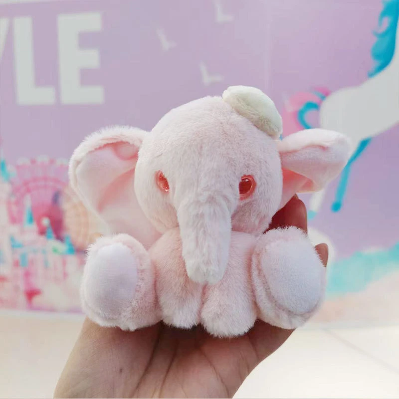 Elephant Keychain Backpack Pendant Cute Doll Small Gift Plush Toy Doll