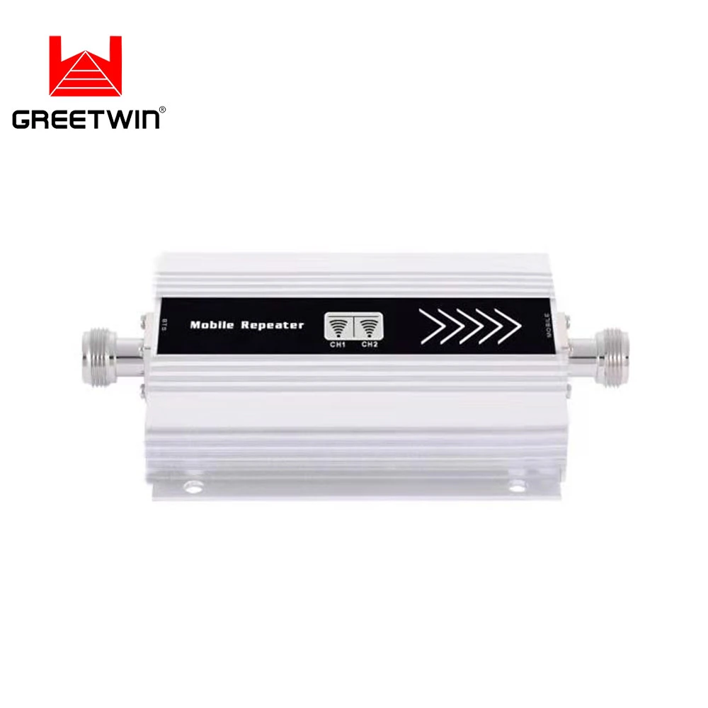 Greetwin económico 1800 2100 DCS WCDMA B3 B1 17dBm Amplificador de señal 2G 3G 4G celular bandas Dual Amplificador de señal