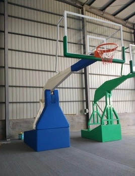 Fiba Professional Basketball Equipment Electric Hydraulic Basketball Stand/Hoop for Sale