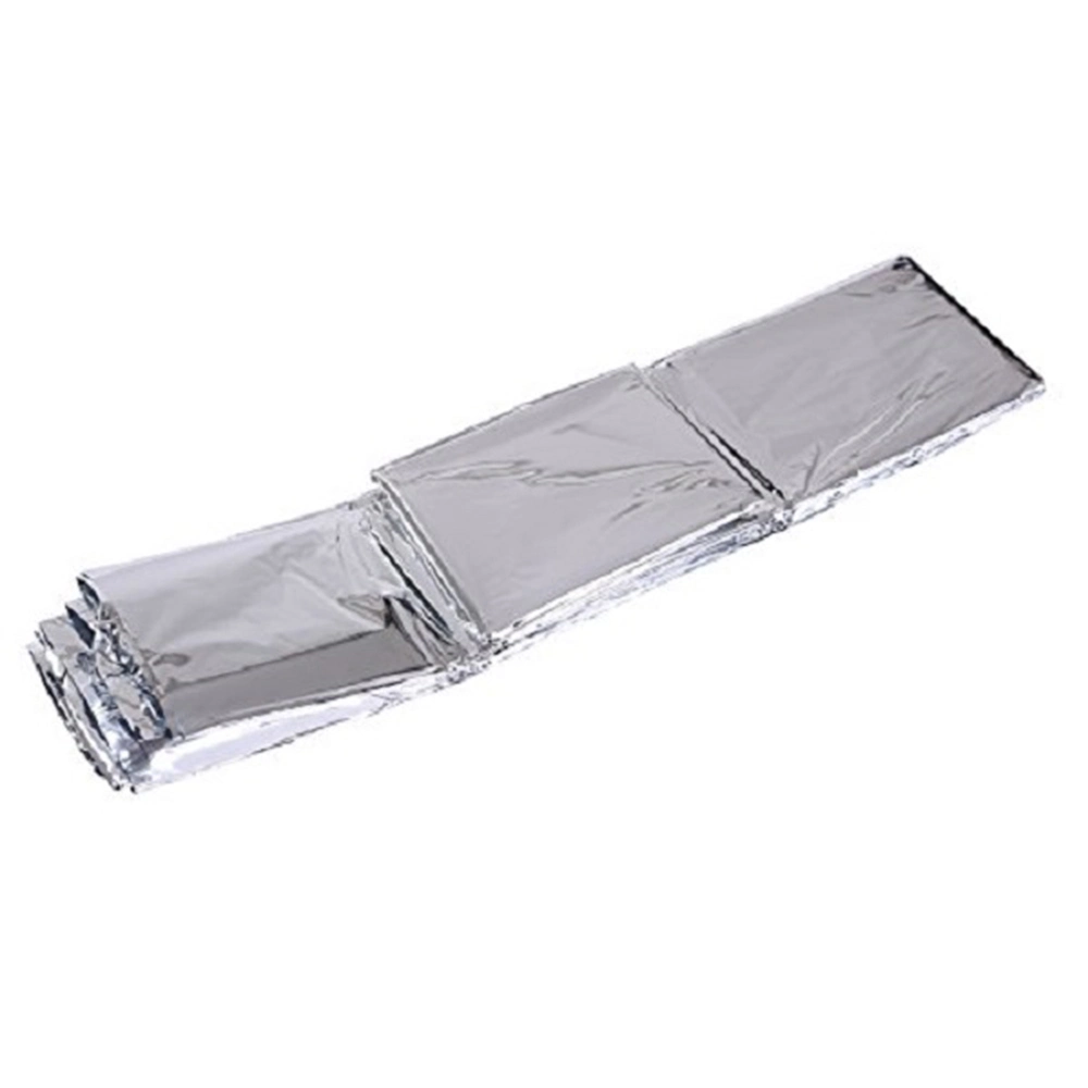 Emergency Mylar Foil Rescue Blanket 52" X 84" Waterproof and Durable Compact Thermal Blanket Esg12918