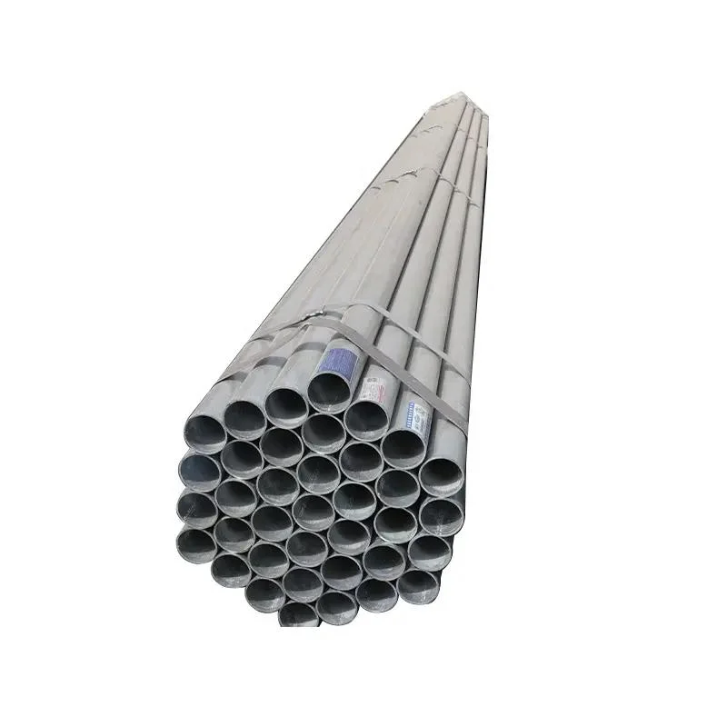 DN15 to DN250 Od Carbon Steel ERW Plastic Pipe or Iron Protector Galvanized Coated Round Tube 1to10mm Thick Factory Price