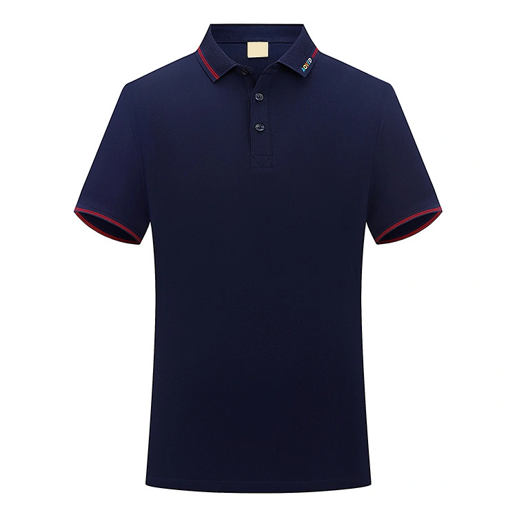 High End Business Work Clothes Summer Short Sleeved Men's and Women's Printed Logo Polo Shirt