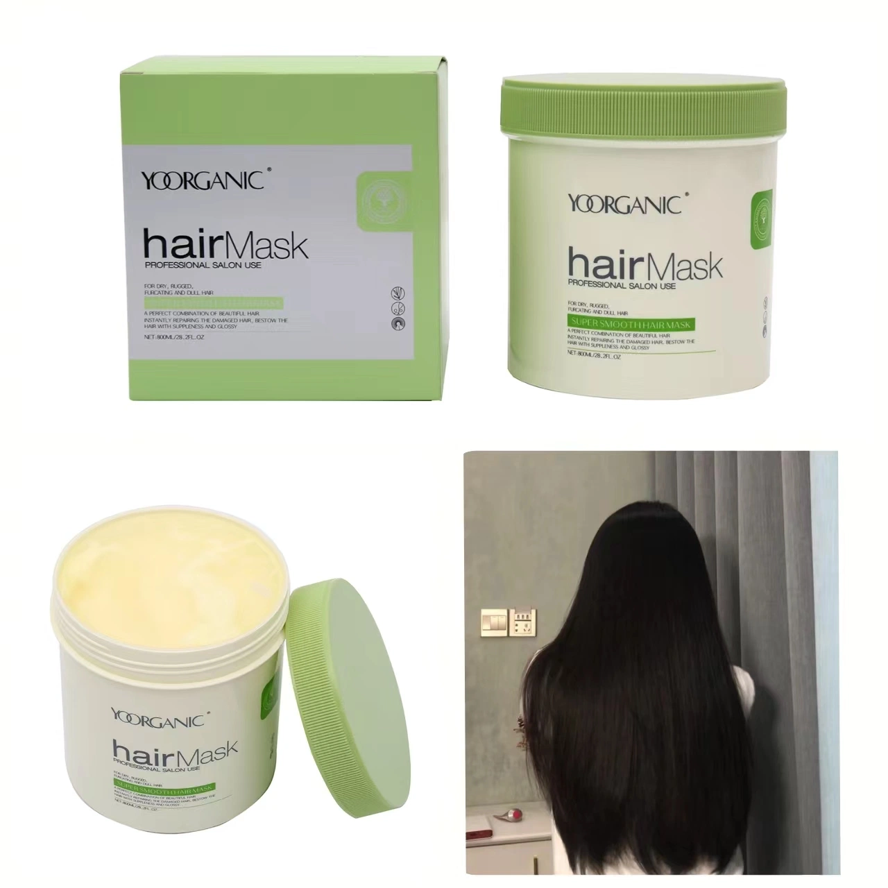 Boda Haar Maskn Behandlung Conditioner 500ml 800ml OEM Großhandel/Lieferant Bulk Koreanische Maskn