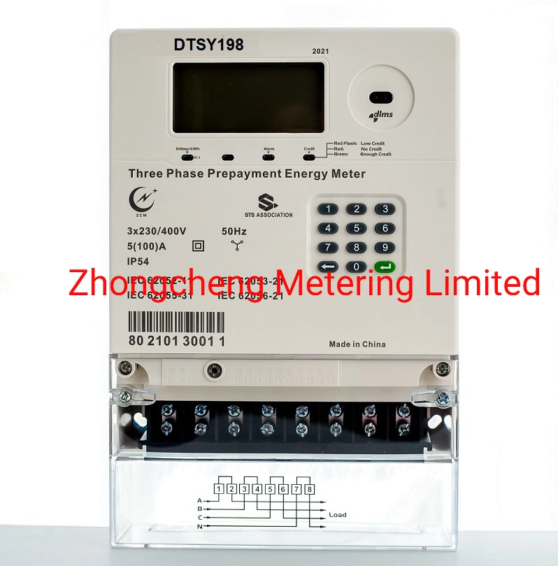 Single Phase Sts Split Prepaid Energy Meter