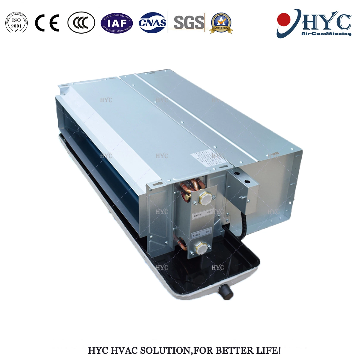 Commercial Horizontal DC Motor Duct Fan Coil Unit