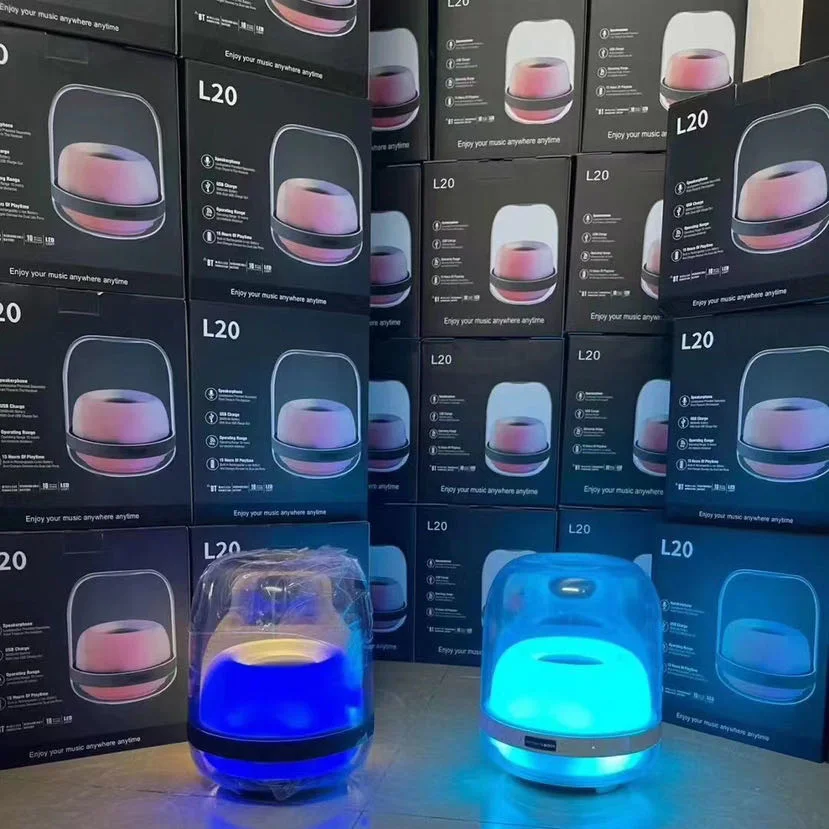 Grossista Originales de fábrica coluna RGB Wireless Blue Tooth Speaker Portable Importar altifalante L20