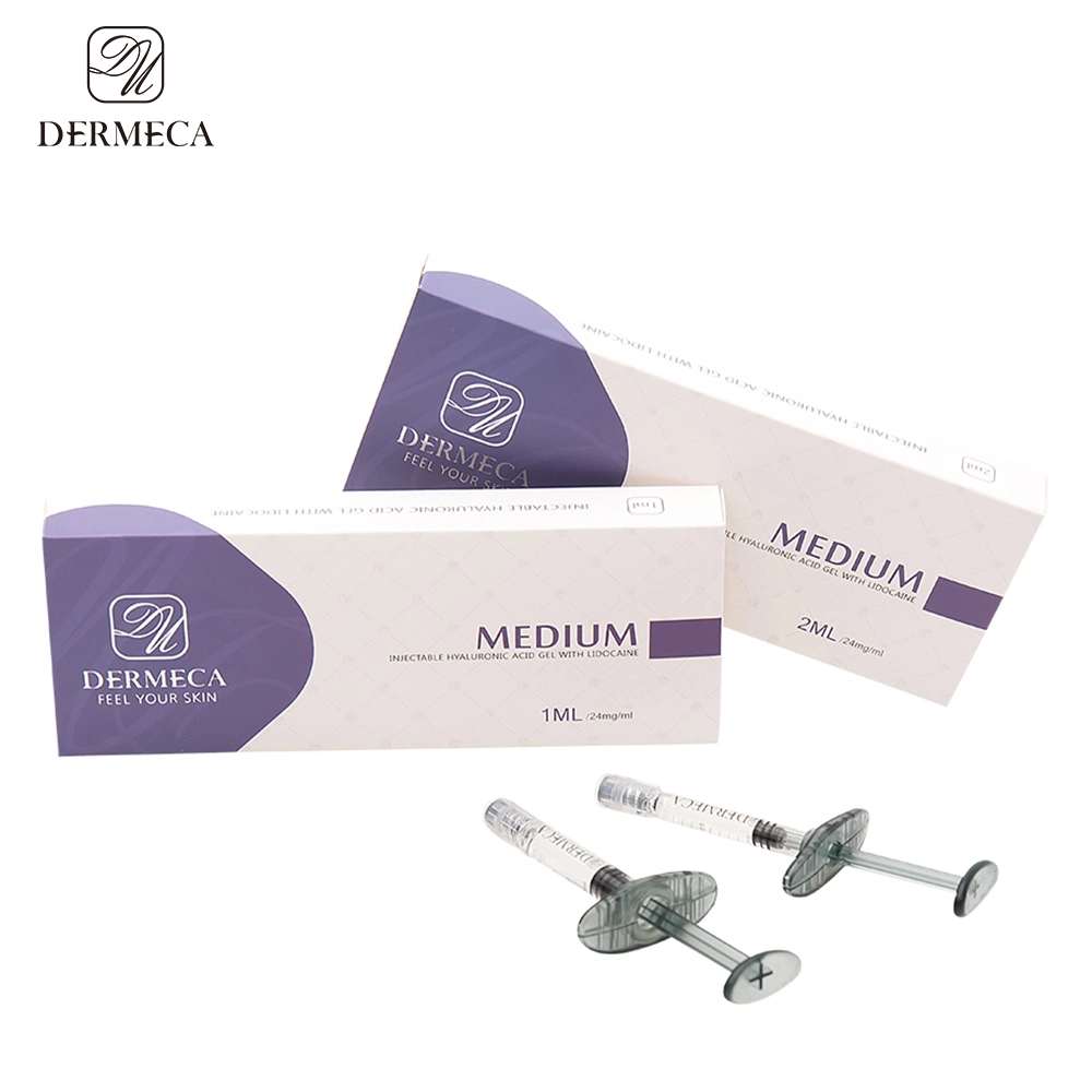 Dermeca Skin Care Injectable Crosslinked Injectable Hyaluronic Acid Ha Dermal Filler for Skin Care