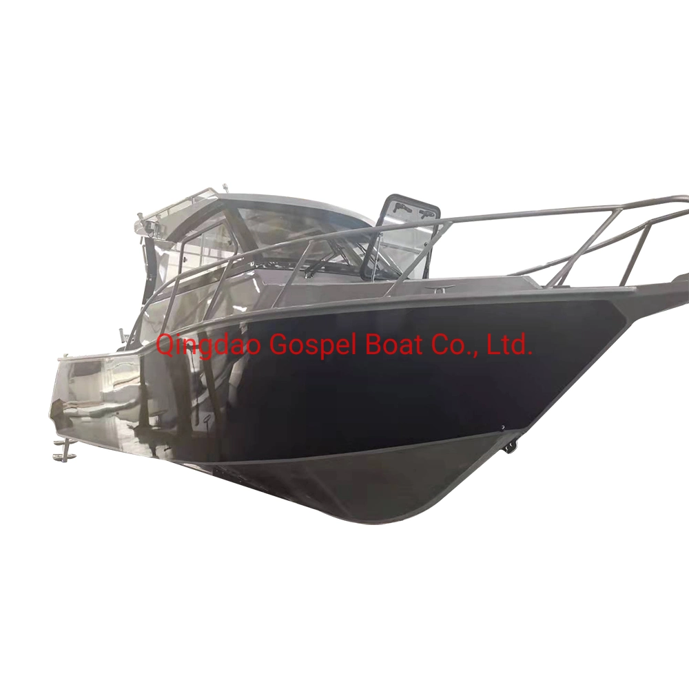 Gospel Boat 7,5m Embarcadero de pesca de aluminio Patrulla Barco Comercial Para la venta