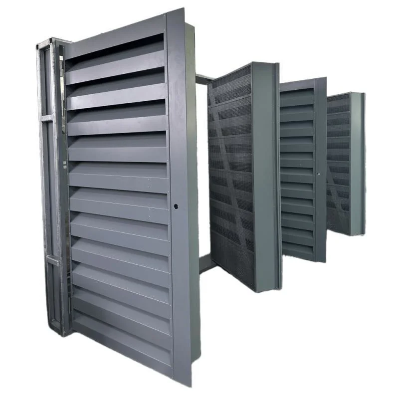 Cooling Tower Inlet Attenuators and Screens Single or Double Leaf Acoustic Door