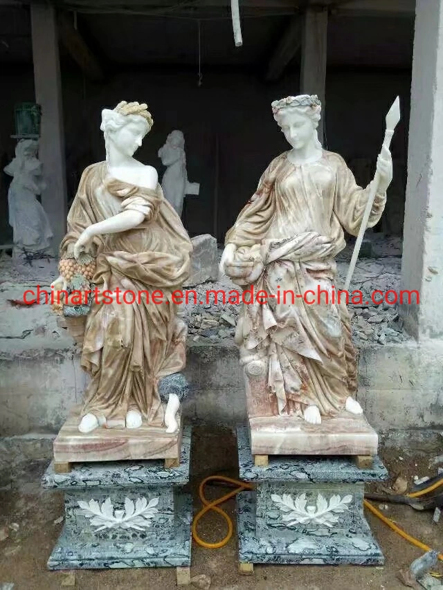 White Marble Statue Carving People Product