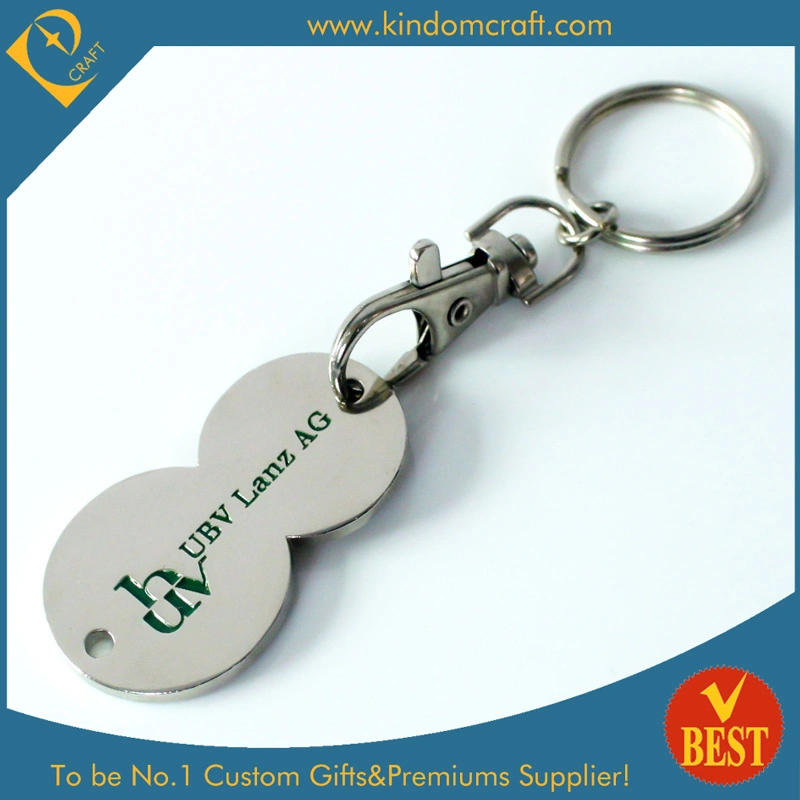 Custom Enamel Metal Trolley Coin Keyholder