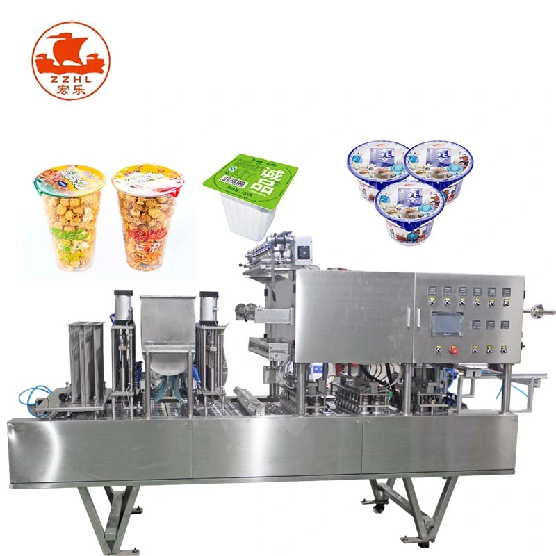 Automatic Vacuum Tray Juice Milk Water K Cup Filling and Sealing Machine