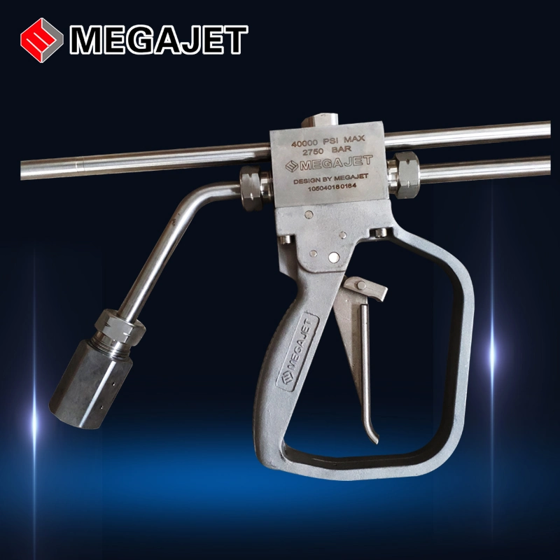 Industrial Cleaning Ultra-High Pressure Overflow Rotary Spray Gun for Remove Coating