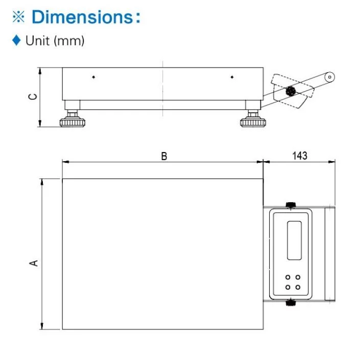 Lp7612 Portable Bench Scale