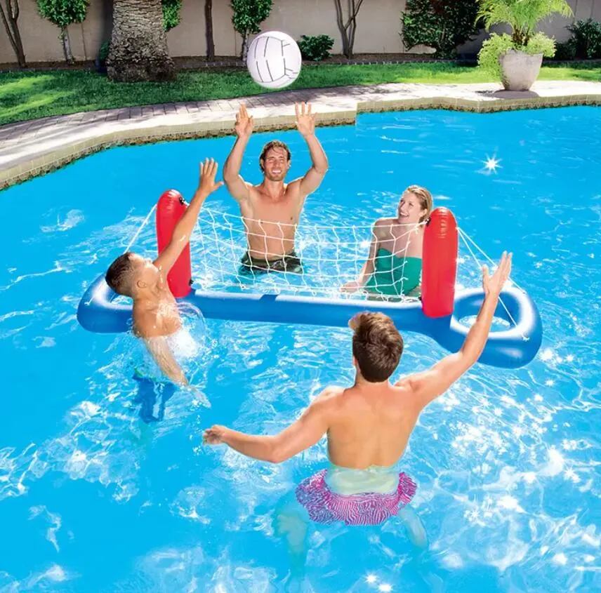 لعبة الكرة الطائرة على حمام السباحة المائية القابل للنفخ
