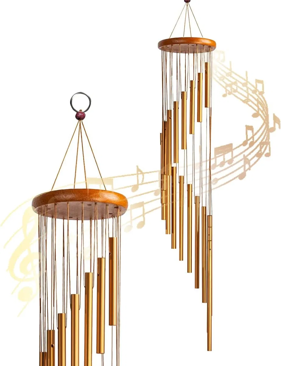 Wind Chimes for Home Garden Decoration Memorial Gifts Wind Chimes Outdoor Clearance, 36 Inches Memorial Wind Chimes Gift for Mom Grandmam