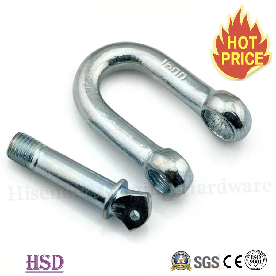 Rigging Hardware Electric Galv. Carbon Steel Chain Fitting Shackle