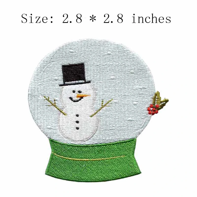 Snowman Crystal Ball Snow Custom DIY Вышивка Рождество/Новый год Оформление