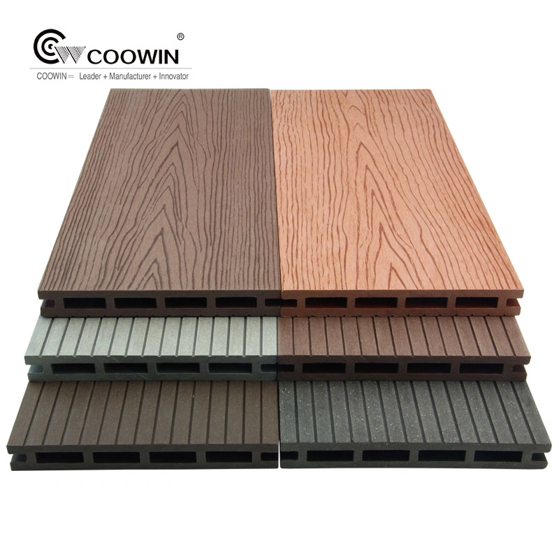 Tw-02b Coowin New Waterproof, Eco-Friendly WPC Floor/Decking Board/Engineered Wood Flooring Building Materials