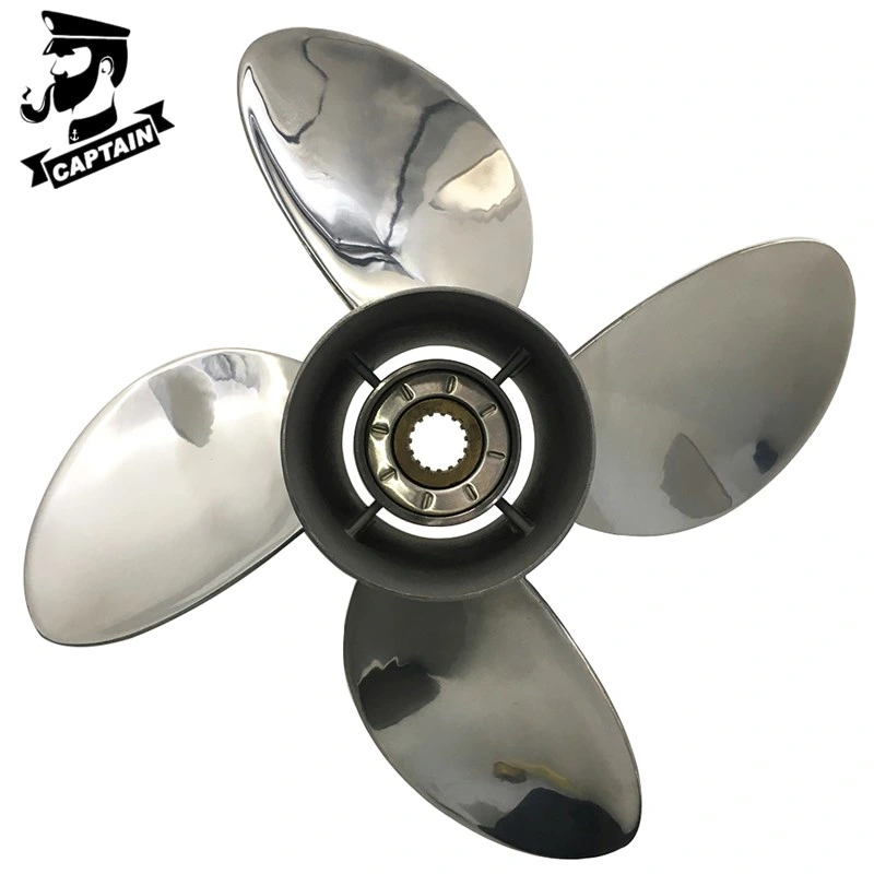 4 Blade 13X19 Marine Outboard Propeller Fit para YAMAHA 50-130hp