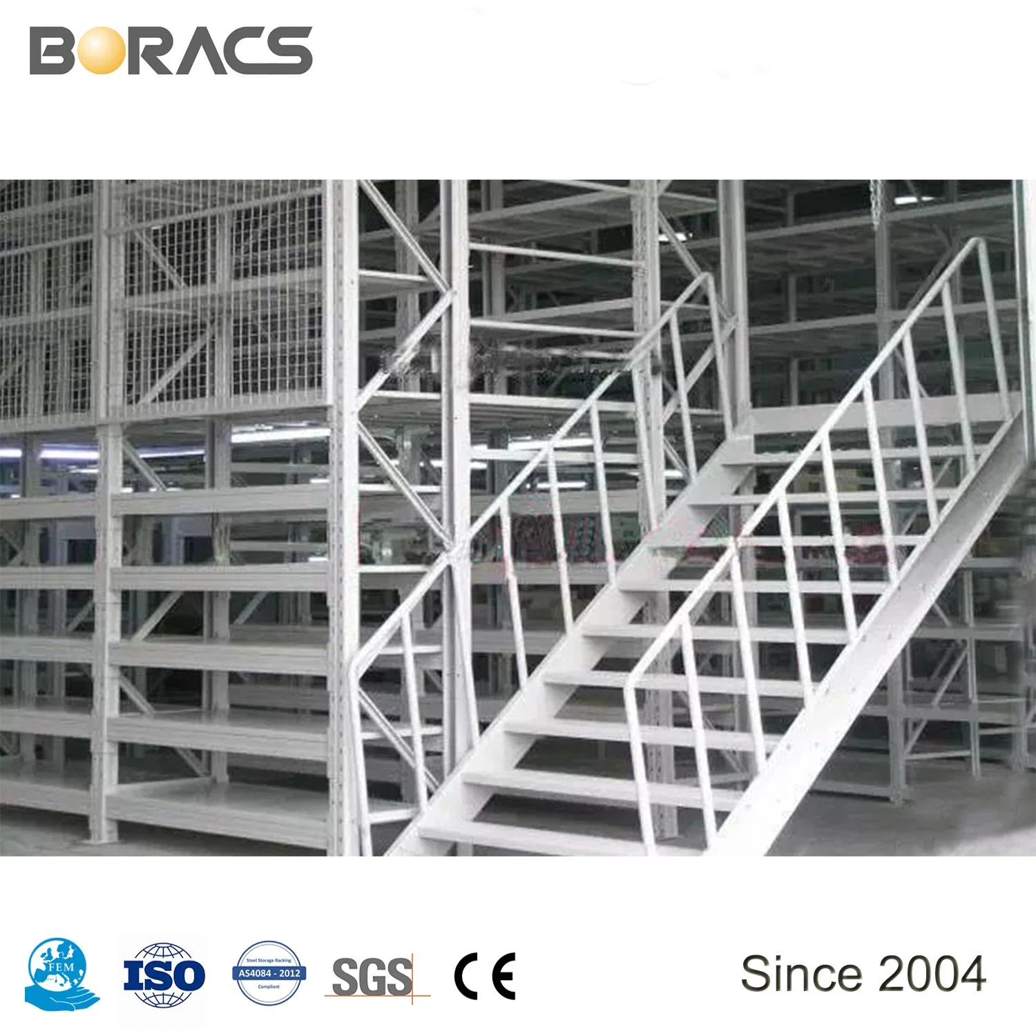 Steel Q235/Q355 Mezzanine Interlocking Floor System