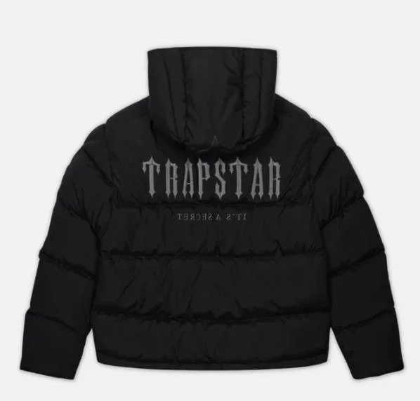 Wholesale Trapstar Hooded Winter Puffer Jacket Clothing Custom Men's Women Street Fashion Windbreaker Down Jacket