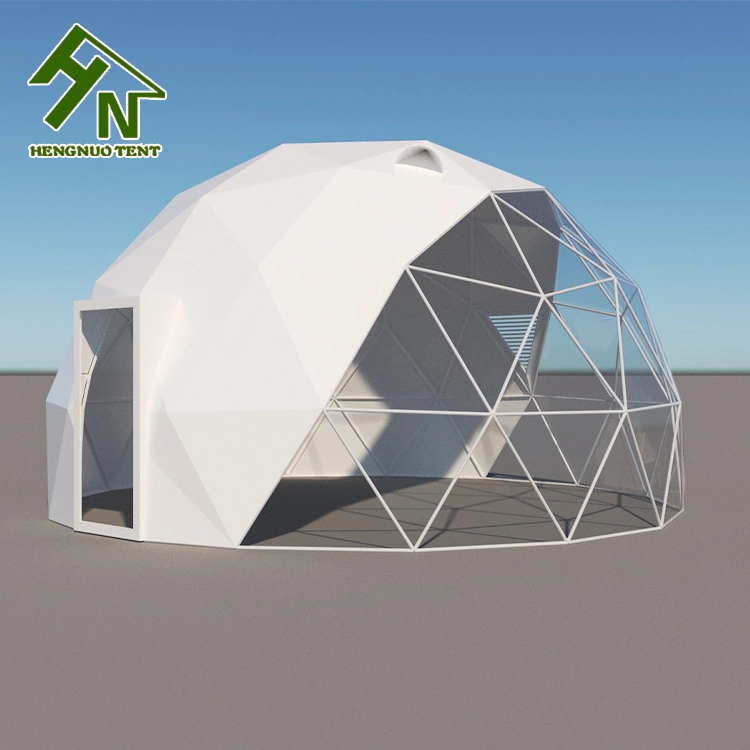 Popular European Style Outdoor Camping Hiking Prefab Tiny Tent House Hills Riverside Glamping Dome Tenda with All Decorations