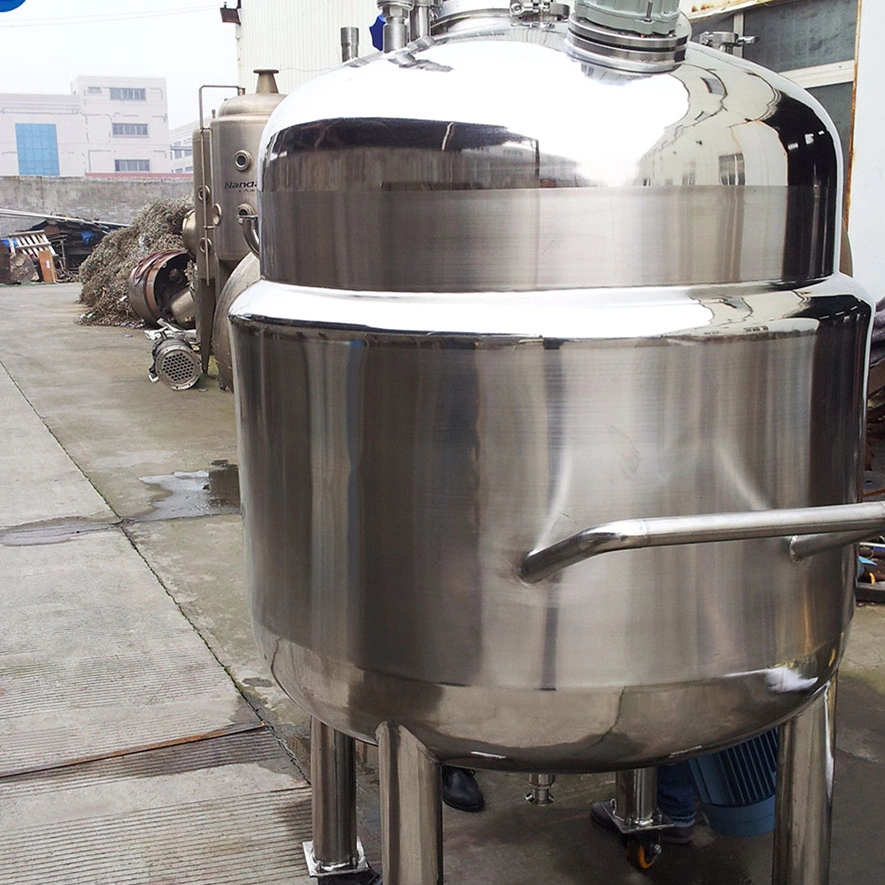 Industrial Mixer Electrically Heated Stainless Steel Mixing Tan