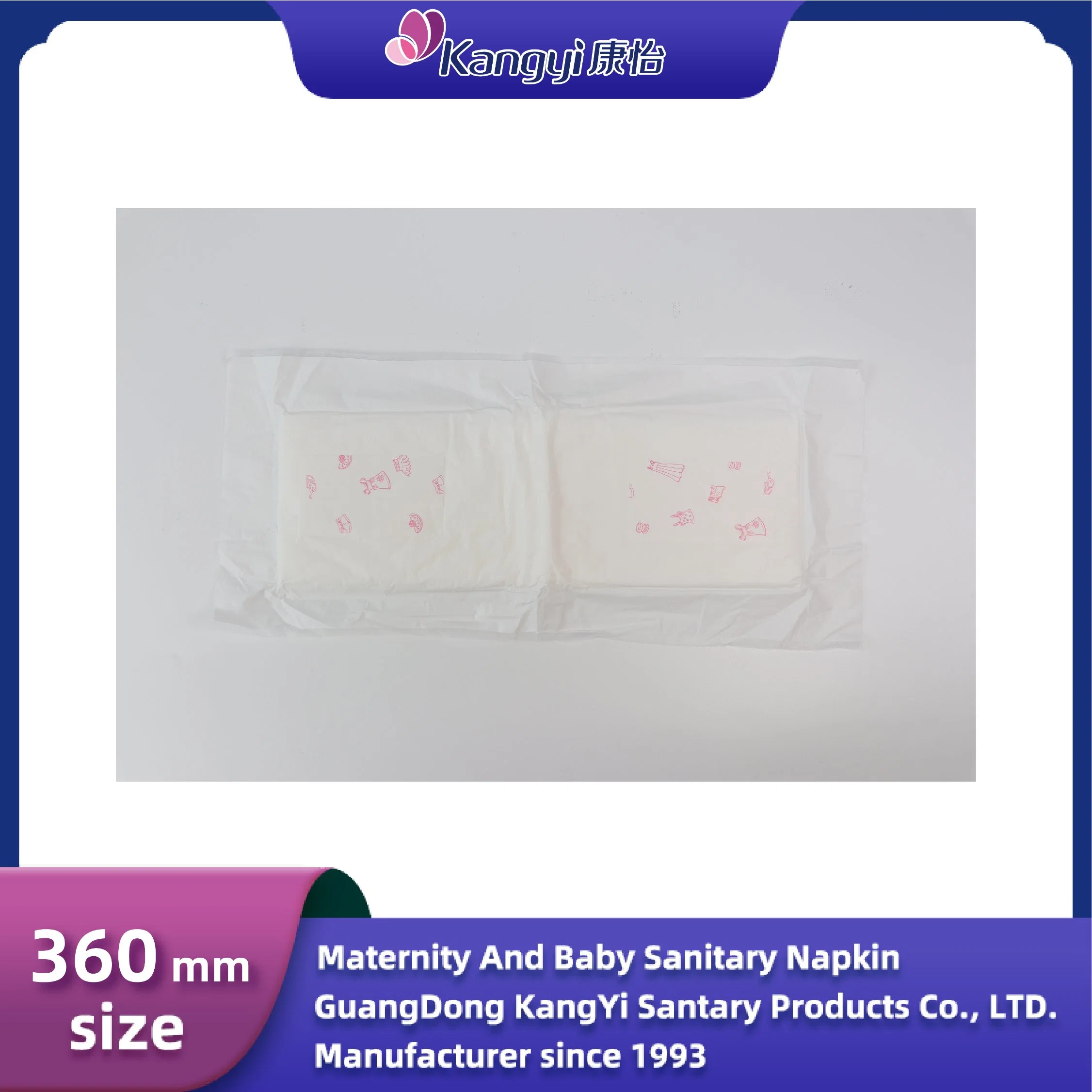 Fabricant en gros de serviettes post-partum jetables respirantes et antidérapantes pour le jour et la nuit pour les femmes et les bébés.