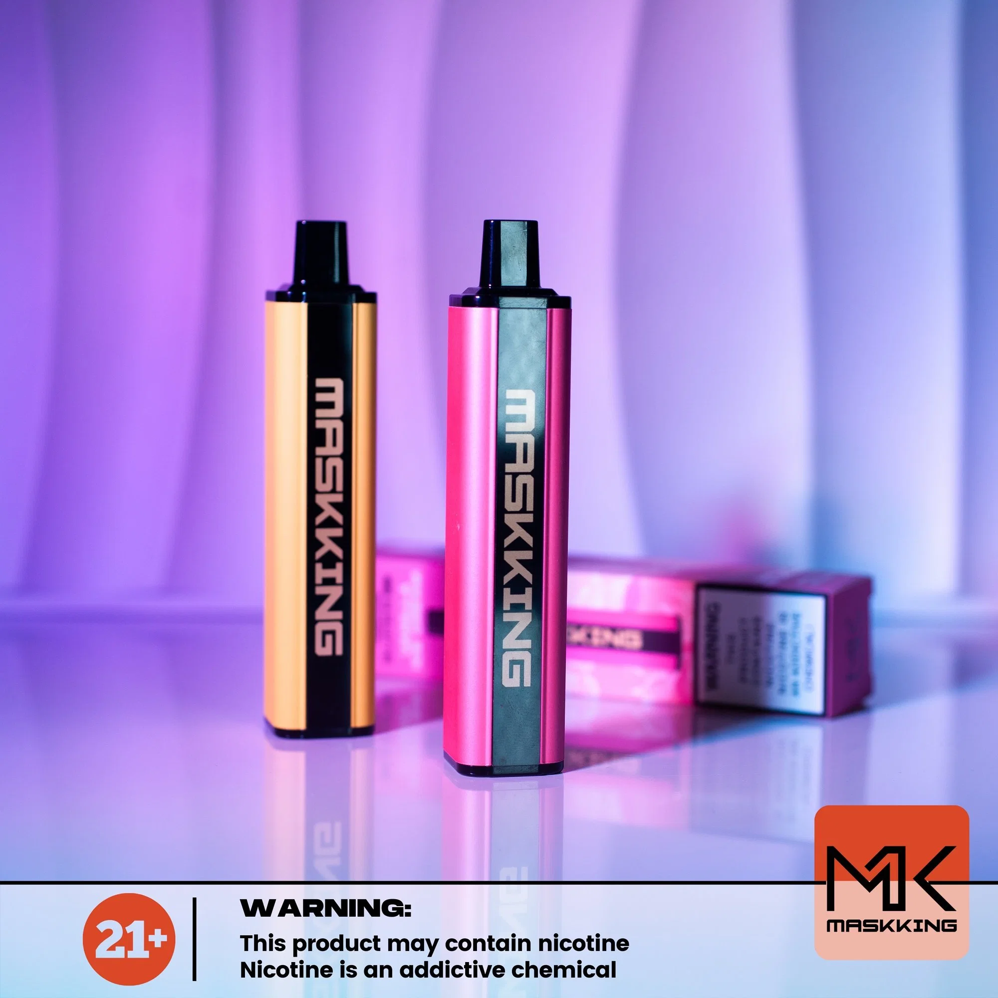 Maskking 2% 5% Salz Nikotin Elektronische Zigarette Super Cc 2500 Einmal-Vaporizer Mit Puffs