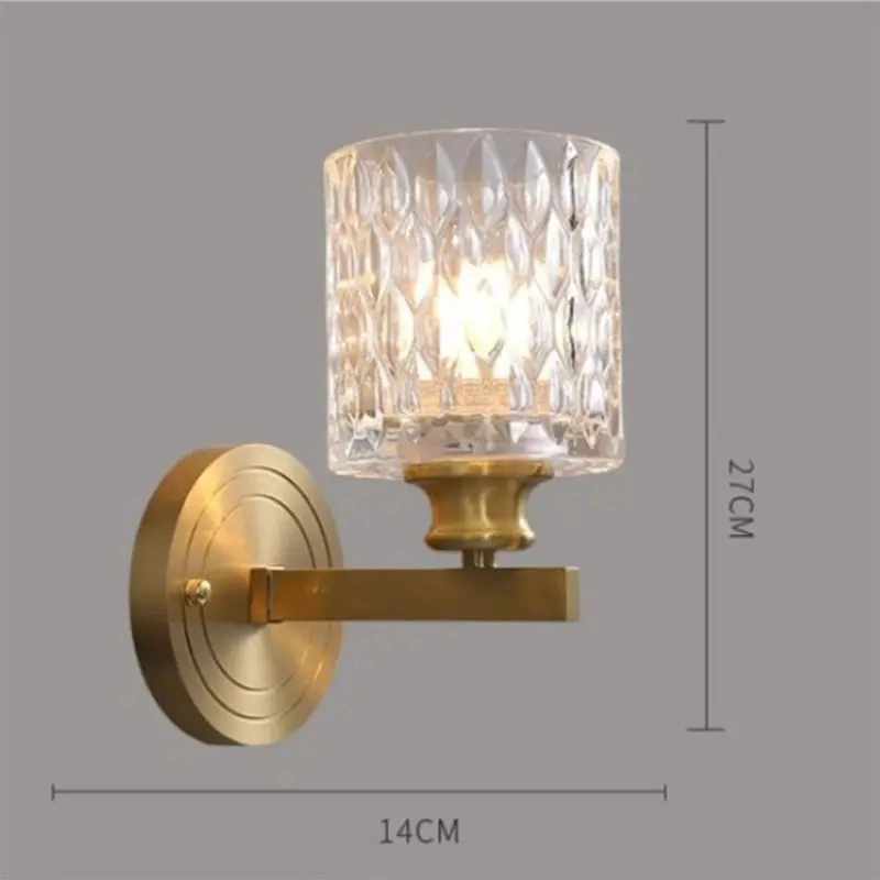 Room Modern Wall Lamp Sconce Surface Mounted LED Crystal Wall Light