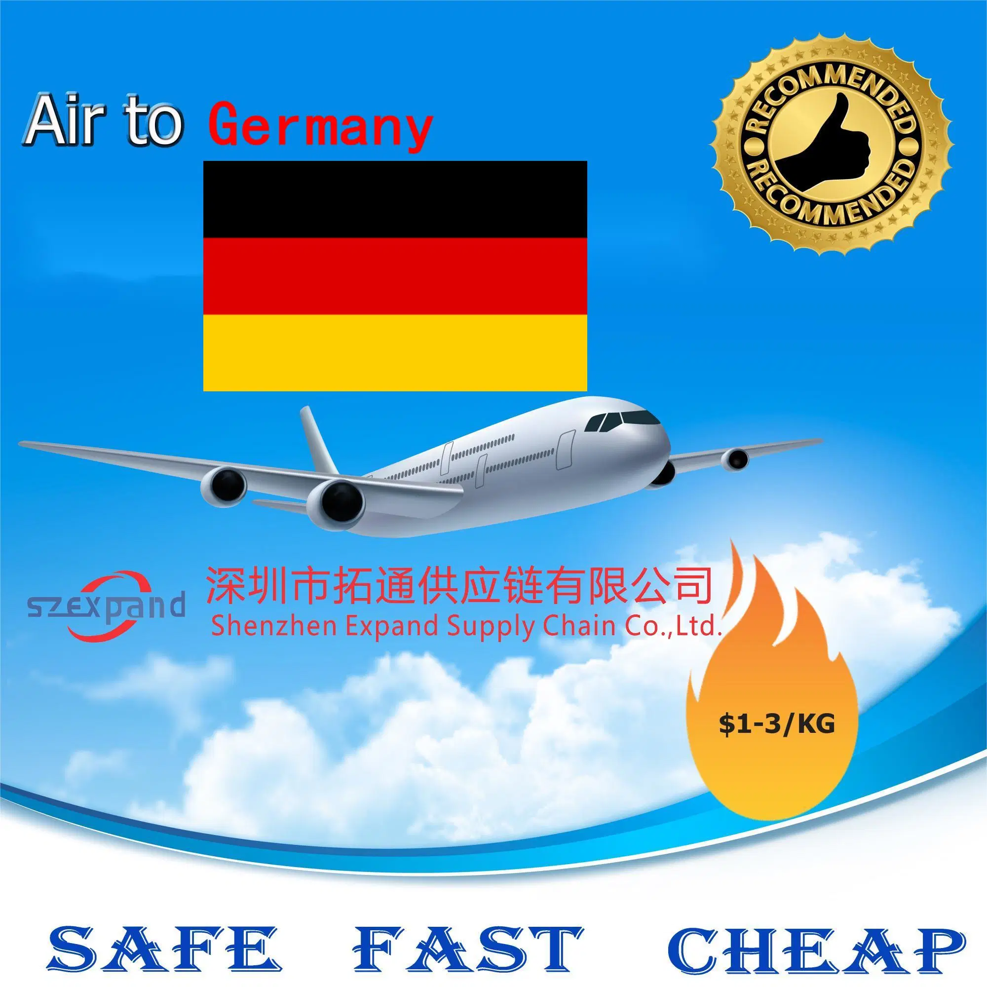 Mais barato Amazon FBA Air/Sea/Railway/Truckking Freight/Shipping da China para a Alemanha