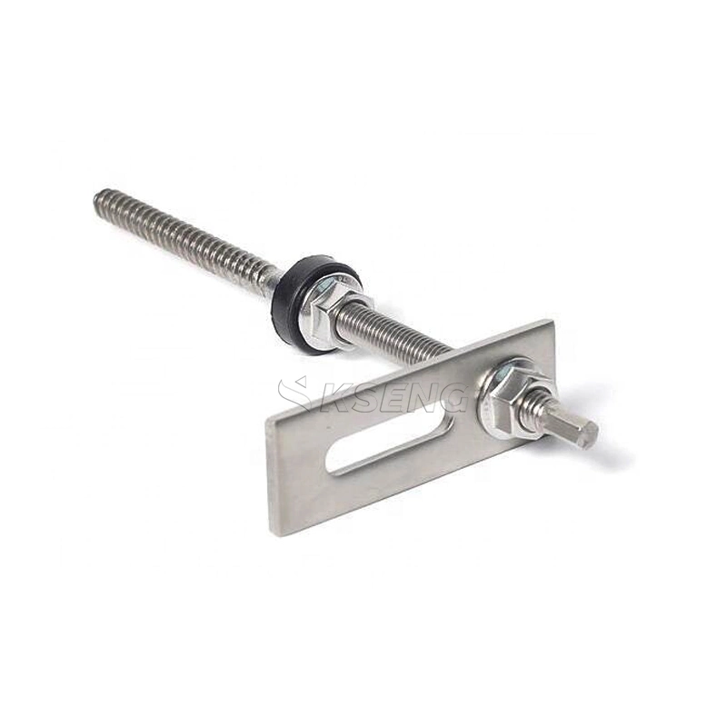 Wholesale/Supplier Stainless Steel Solar Mounting System Accessories Double Screw Hanger Bolt