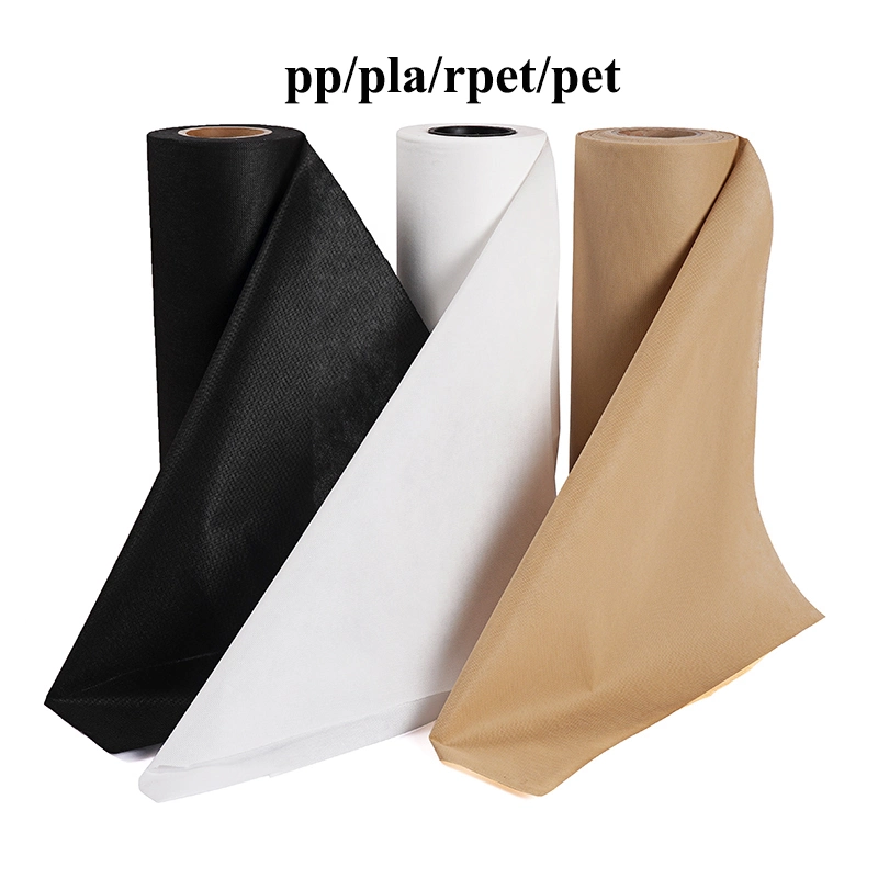 Recycled PP/PLA/RPET/Pet Polypropylene Spunbond Non-Woven Fabric Roll Polyester Non Woven for Mattress