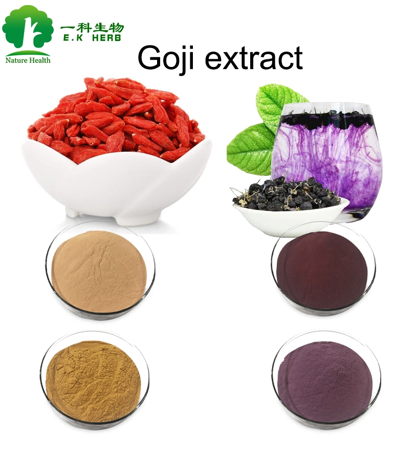 E. K Herb Black Goji Berry Extract Anthocyanin Polysaccharide Wolfberry Fruit Extract