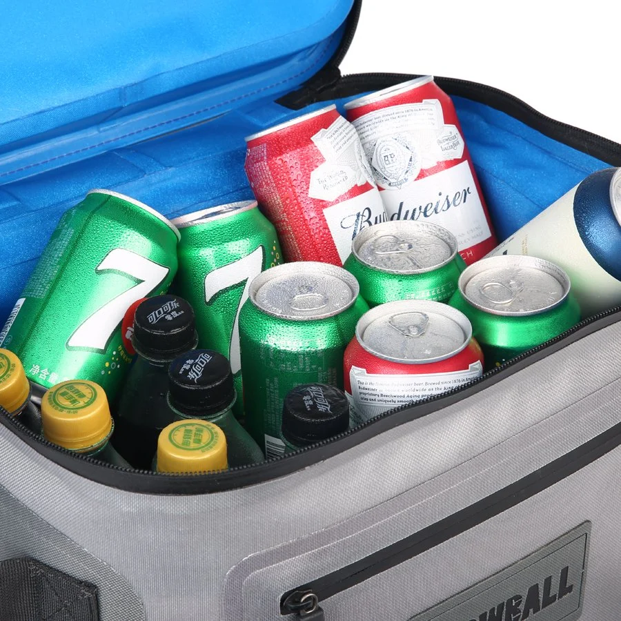 El poliéster llevar vino cerveza comida picnic Bolsa refrigerador aislado para viajes de camping