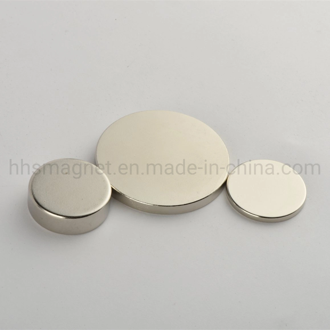Rare Earth Neodymium Permanent NdFeB Disc Magnet with Nickel Coating
