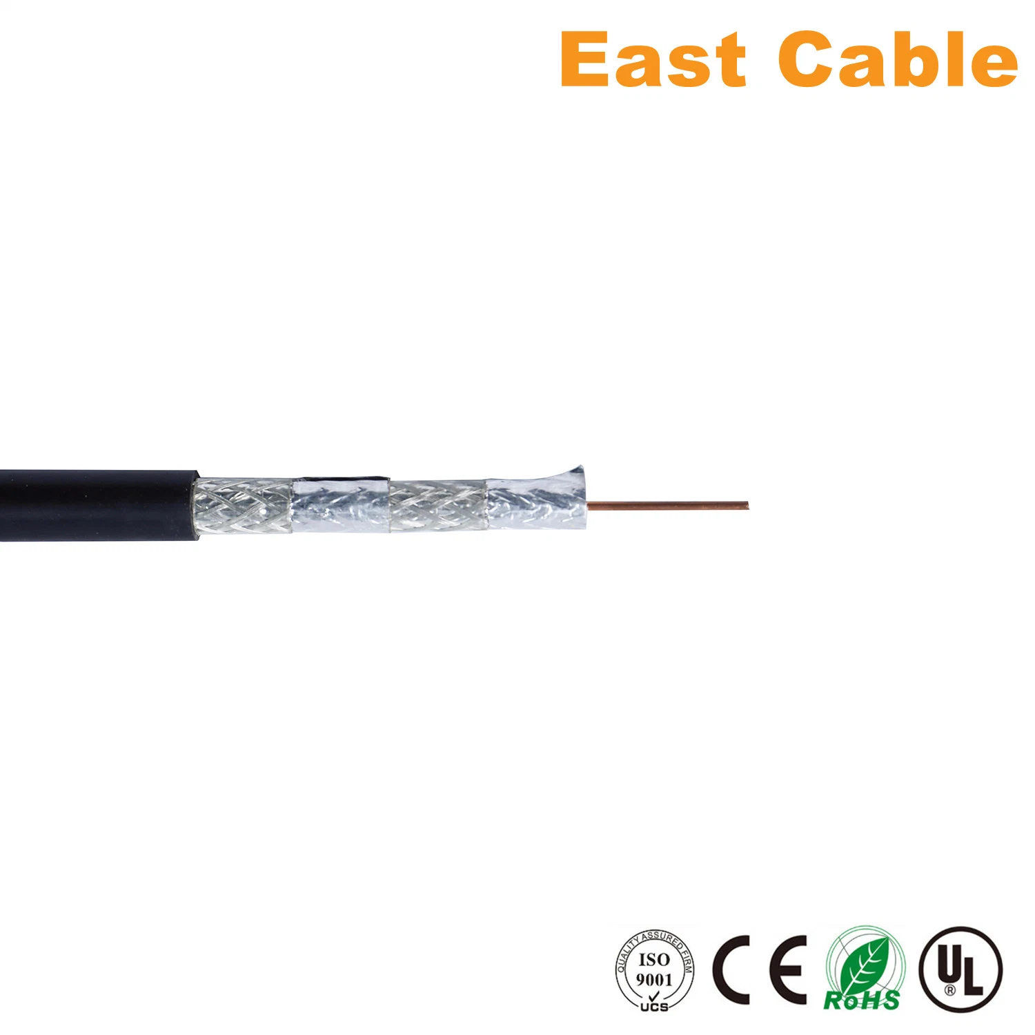 Coaxial Cable RG6 for Setellite/Monitor/CCTV/CATV